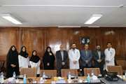 جلسه ایثارگران بیمارستان رازی با حضور مشاور رئیس دانشگاه  در امور ایثارگران