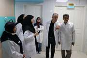 بازدید دکتر سید ناصر عمادی از مراحل پیشرفت پروژه آزمایشگاه مولکولی در بیمارستان پوست رازی