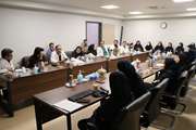 برگزاری کمیته مرگ و میر و عوارض با حضور دکتر سید ناصر عمادی رئیس بیمارستان پوست رازی