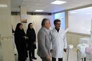 بازدید دکتر سید ناصر عمادی، رئیس بیمارستان پوست رازی از روند آماده‌سازی آزمایشگاه مولکولی