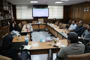 برگزاری جلسه تیم رهبری و مدیریت در دفتر ریاست بیمارستان پوست رازی