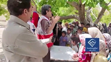 گزارش خبرگزاری صدا و سیمای خراسان جنوبی از فعالیت گروه جهادی دانشگاه علوم پزشکی تهران در سربیشه 